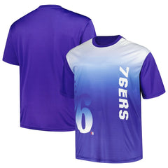 Philadelphia 76ers Big & Tall Sublimated T-Shirt Royal - NBA
