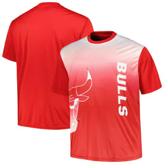Chicago Bulls Big & Tall Sublimated T-Shirt Red - NBA