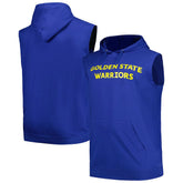 Golden State Warriors Big & Tall Jersey Muscle Pullover Hoodie Royal - NBA