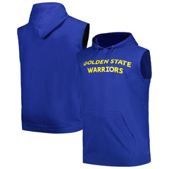 Golden State Warriors Big & Tall Jersey Muscle Pullover Hoodie Royal - NBA
