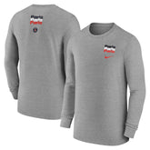 Paris Saint-Germain Legend Long Sleeve T-Shirt Heather Gray | Nike