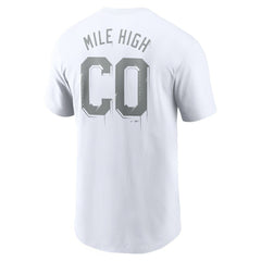 Colorado Rockies Nike Mile High Hometown T-Shirt - MLB