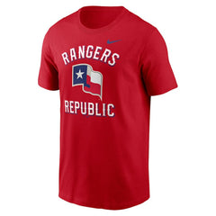 Texas Rangers Nike Lone Star Flag Hometown T-Shirt - MLB