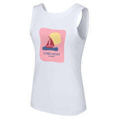 Chicago Cubs Lusso Style Women's Lindy Tank Top - MLB