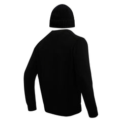 Minnesota Vikings Pro Standard Crewneck Pullover Sweater & Cuffed Knit Hat Box Gift Set Black | NFL