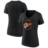 Baltimore Orioles Women's Hometown Baltimore Pennant V-Neck T-Shirt - MLB