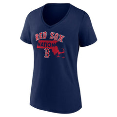 Boston Red Sox Women's Hometown Nation V-Neck T-Shirt - MLB