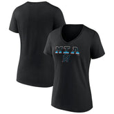 Miami Marlins Women's Hometown Baseball 305 V-Neck T-Shirt - MLB