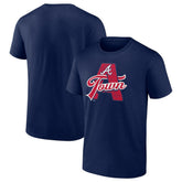 Atlanta Braves Hometown A Town Map T-Shirt - MLB