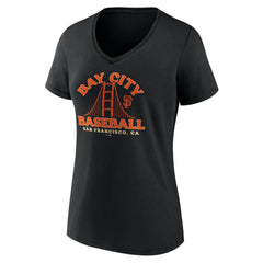 San Francisco Giants Women's Hometown Bay City Baseball V-Neck T-Shirt - MLB