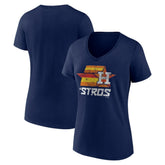 Houston Astros Women's Hometown Throwback Stros V-Neck T-Shirt - MLB