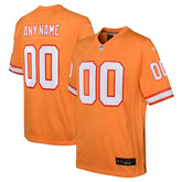 Tampa Bay Buccaneers Youth Custom Throwback Game Jersey Orange | Nike for Sale