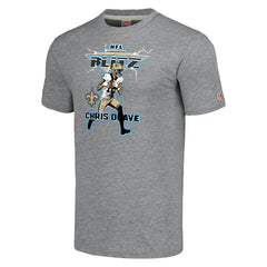 Chris Olave New Orleans Saints Homage Unisex NFL Blitz Player Tri-Blend T-Shirt Gray | NFL