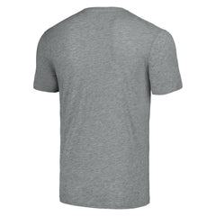 Barry Sanders Detroit Lions Homage Unisex Caricature Retired Player Tri-Blend T-Shirt Gray | NFL