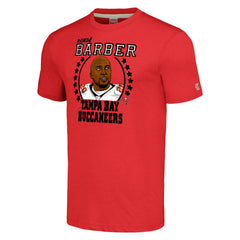 Ronde Barber Tampa Bay Buccaneers Homage Unisex Caricature Retired Player Tri-Blend T-Shirt Red | NFL