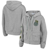 Green Bay Packers WEAR by Erin Andrews Women's Full-Zip Hoodie Heather Gray | NFL