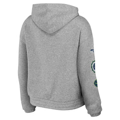 Seattle Seahawks WEAR by Erin Andrews Women's Full-Zip Hoodie Heather Gray | NFL