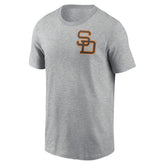 San Diego Padres Nike Cooperstown Collection Large Logo 2-Hit T-Shirt - MLB