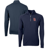 St. Louis Cardinals Cutter & Buck Adapt Eco Knit Stretch Recycled Quarter-Zip Pullover Top - MLB