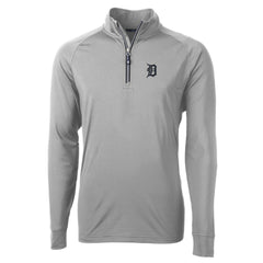 Detroit Tigers Cutter & Buck Adapt Eco Knit Stretch Recycled Quarter-Zip Pullover Top - MLB