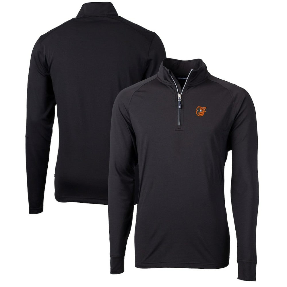 Baltimore Orioles Cutter & Buck Adapt Eco Knit Stretch Recycled Quarter-Zip Pullover Top - MLB