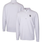 San Diego Padres Cutter & Buck Traverse Stretch Quarter-Zip Pullover Top - MLB