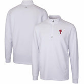 Philadelphia Phillies Cutter & Buck Traverse Stretch Quarter-Zip Pullover Top - MLB