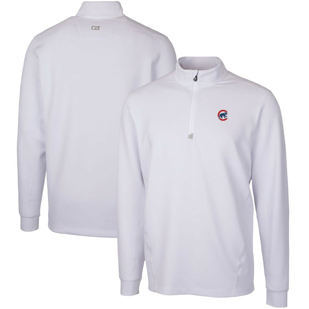 Chicago Cubs Cutter & Buck Traverse Stretch Quarter-Zip Pullover Top - MLB