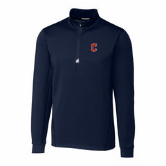 Cleveland Guardians Cutter & Buck Traverse Stretch Quarter-Zip Pullover Top - MLB