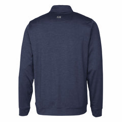 Cleveland Guardians Cutter & Buck Stealth Heathered Quarter-Zip Pullover Top - MLB