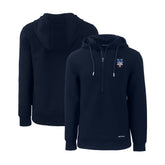 New York Mets Cutter & Buck Stars & Stripes Roam Eco Half-Zip Recycled Pullover Hoodie - MLB