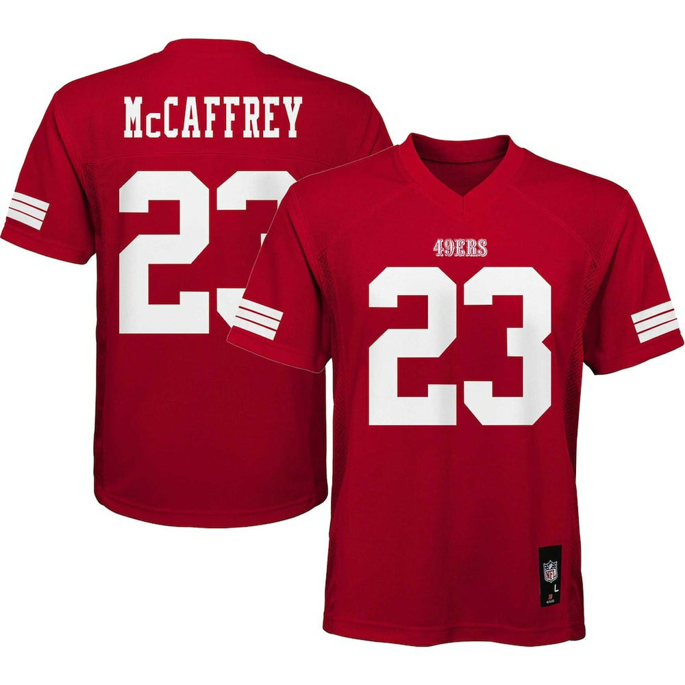 Christian McCaffrey San Francisco 49ers Preschool Replica Player Jersey Scarlet | NFL