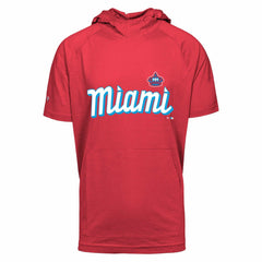 Miami Marlins Levelwear City Connect Phase Core Hoodie T-Shirt - MLB