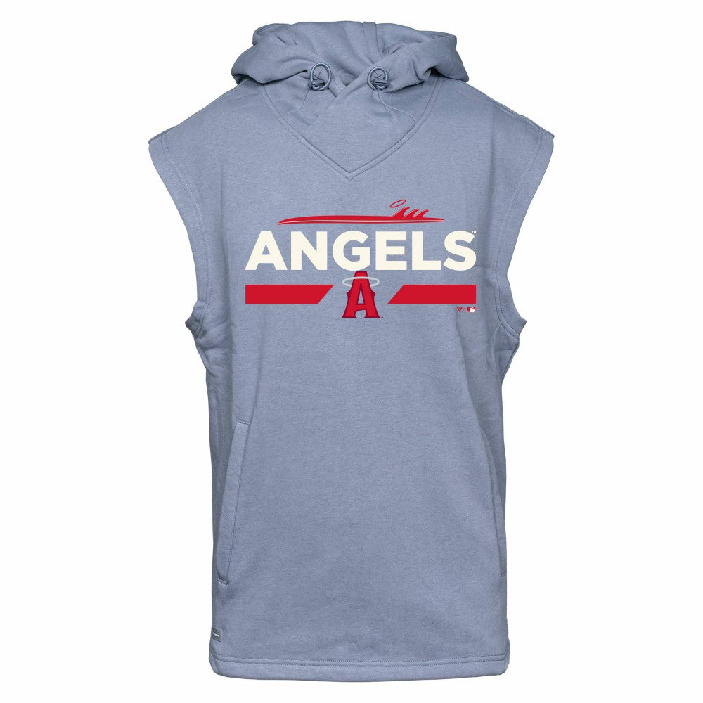 Los Angeles Angels Levelwear City Connect Throttle No Hitter Hoodie Sleeveless T-Shirt - MLB