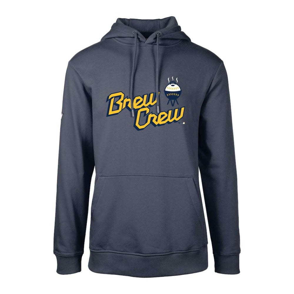 Milwaukee Brewers Levelwear City Connect Podium Core Logo Pullover Hoodie - MLB