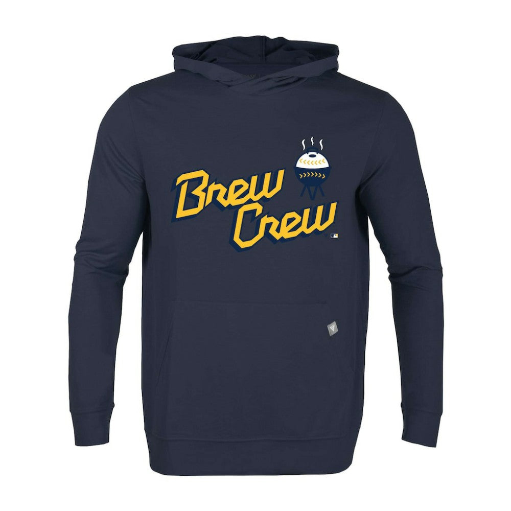 Milwaukee Brewers Levelwear City Connect Relay Core Logo Pullover Hoodie - MLB