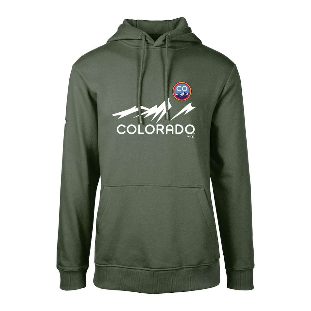 Colorado Rockies Levelwear City Connect Podium Core Logo Pullover Hoodie - MLB