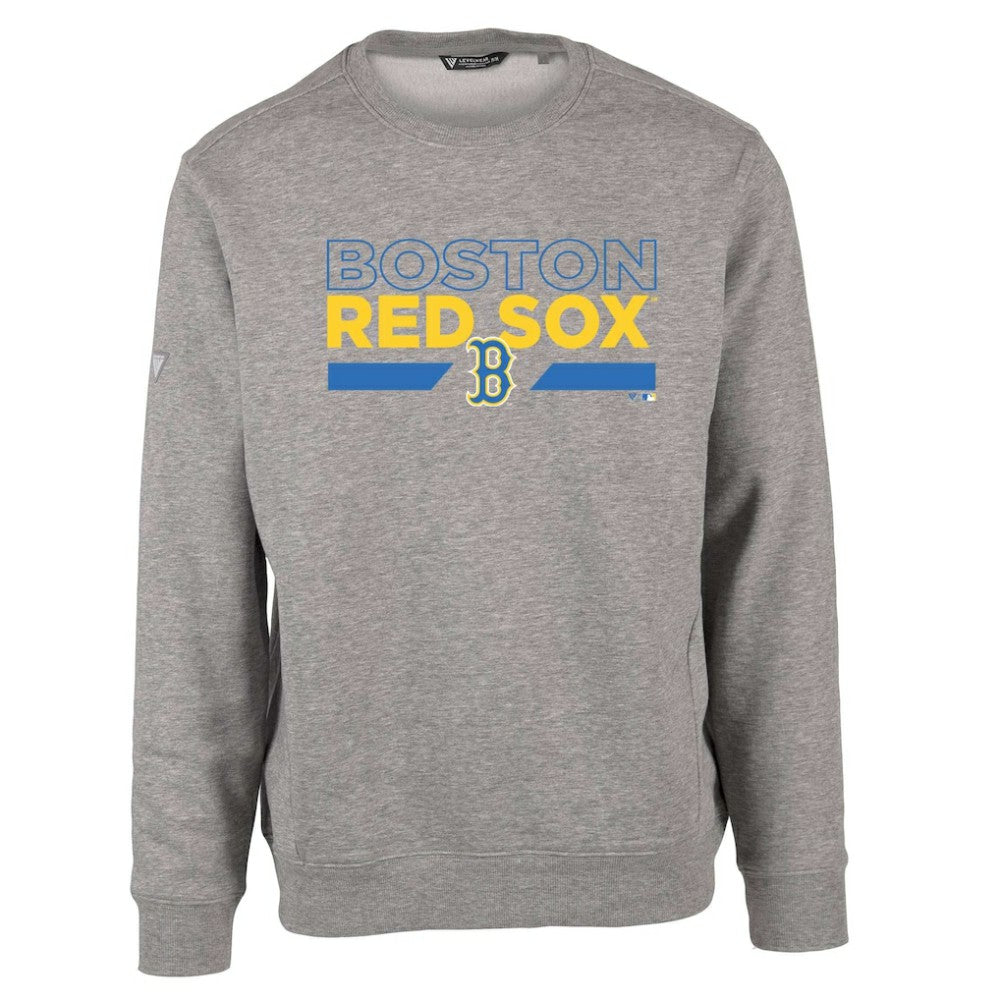 Boston Red Sox Levelwear City Connect Zane No Hitter Pullover Sweatshirt - MLB
