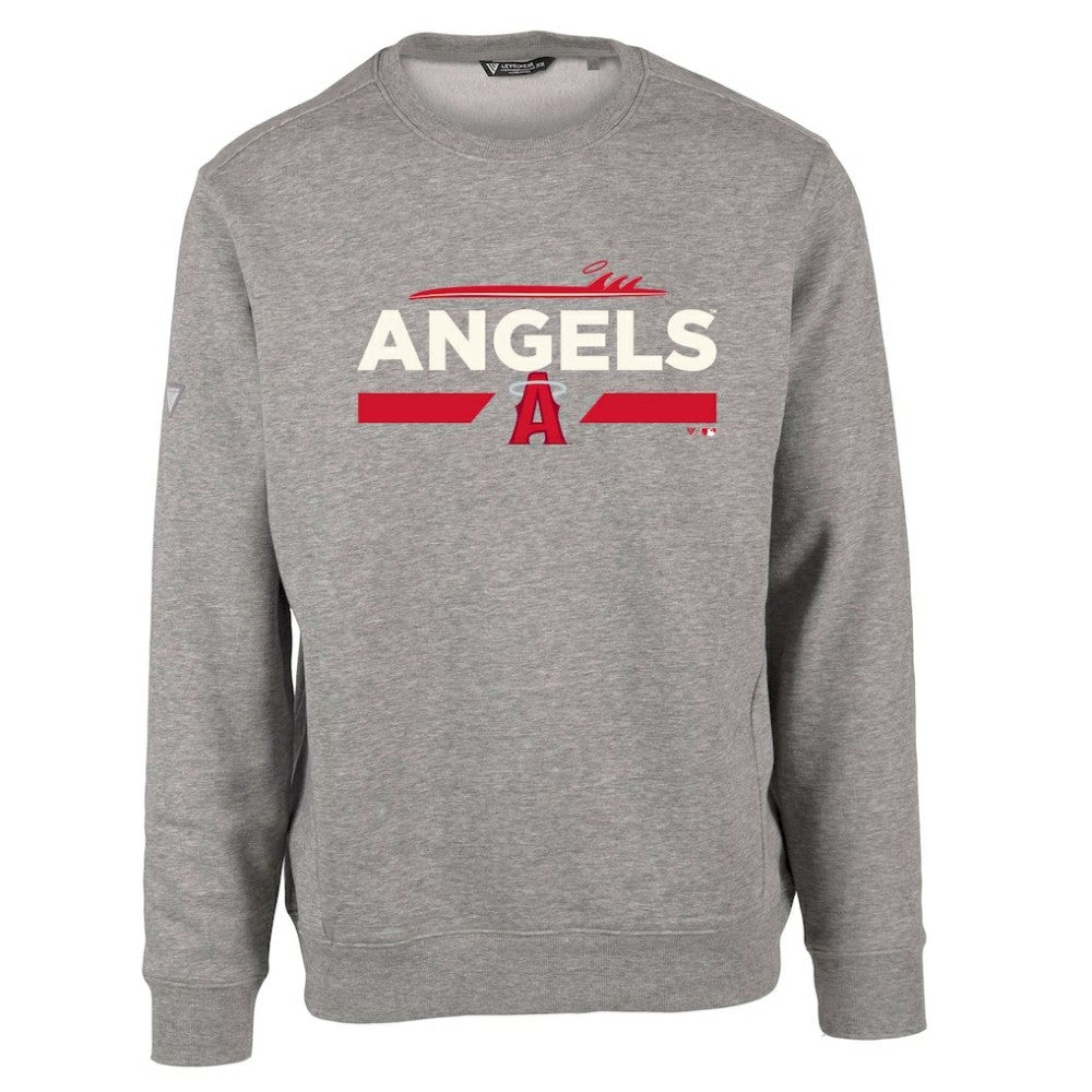 Los Angeles Angels Levelwear City Connect Zane No Hitter Pullover Sweatshirt - MLB