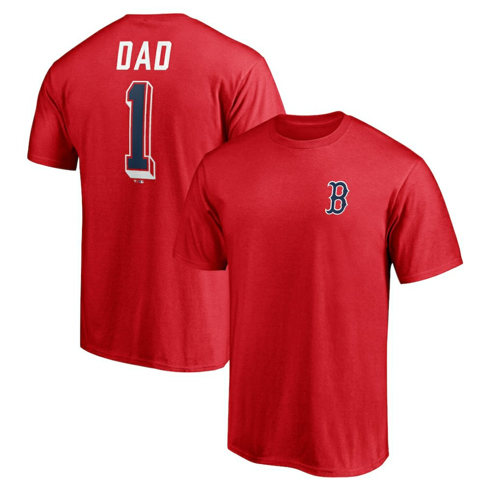 Boston Red Sox Number One Dad T-Shirt - MLB