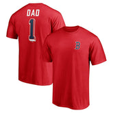 Boston Red Sox Number One Dad T-Shirt - MLB