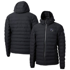 Minnesota Vikings Cutter & Buck Helmet Mission Ridge Repreve Eco Insulated Puffer Full-Zip Jacket Black | NFL