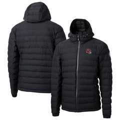 Kansas City Chiefs Cutter & Buck Helmet Mission Ridge Repreve Eco Insulated Puffer Full-Zip Jacket Black | NFL
