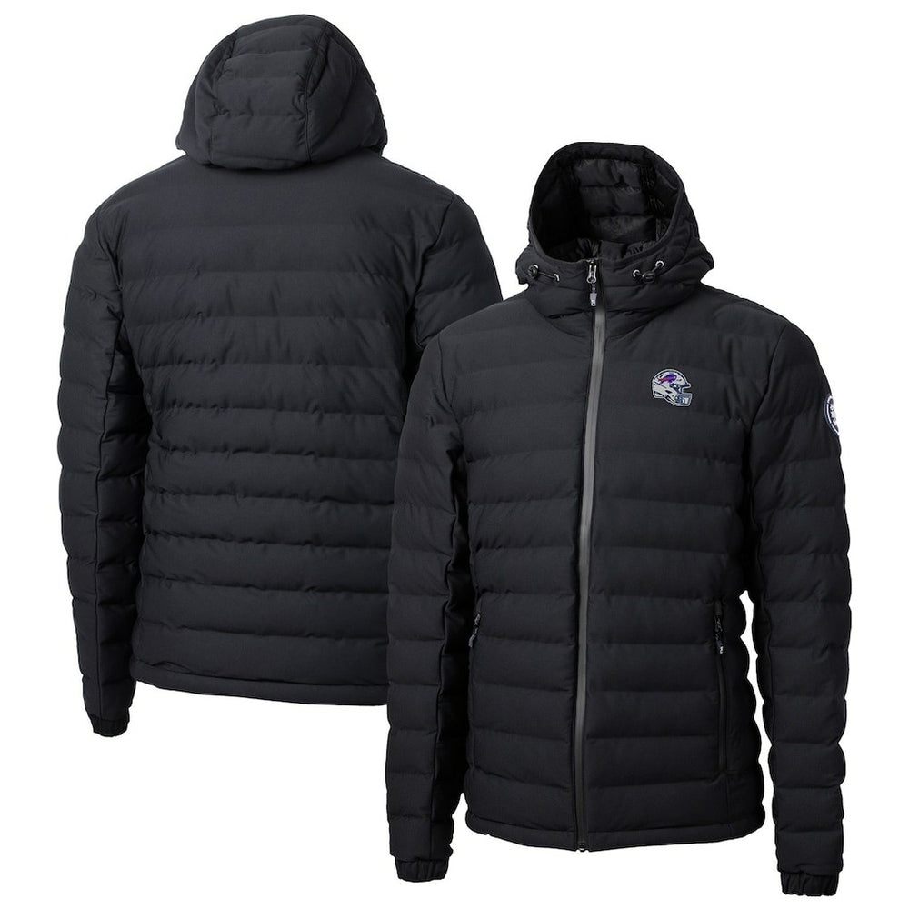Buffalo Bills Cutter & Buck Helmet Mission Ridge Repreve Eco Insulated Puffer Full-Zip Jacket Black | NFL