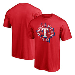 Texas Rangers Hometown Collection Baseball Is Bigger In Texas T-Shirt - MLB
