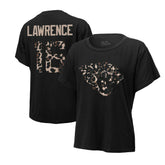 Trevor Lawrence Jacksonville Jaguars Majestic Threads Women's Leopard Player Name & Number T-Shirt Black | NFL