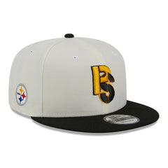 Pittsburgh Steelers New Era City Originals 9FIFTY Snapback Hat Cream/Black | NFL