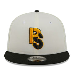 Pittsburgh Steelers New Era City Originals 9FIFTY Snapback Hat Cream/Black | NFL