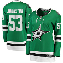Wyatt Johnston Dallas Stars Fanatics Women's Home Breakaway Player Jersey - Kelly Green - NHL