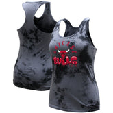 Chicago Bulls Stadium Essentials Women's Street Art Dark Crystal Washed Tank Top Charcoal - NBA